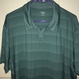Falls Creek Blue Striped Polo